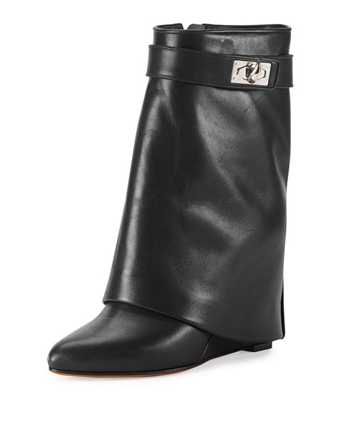 givenchy fold over ankle boots|Givenchy shark boots on sale.